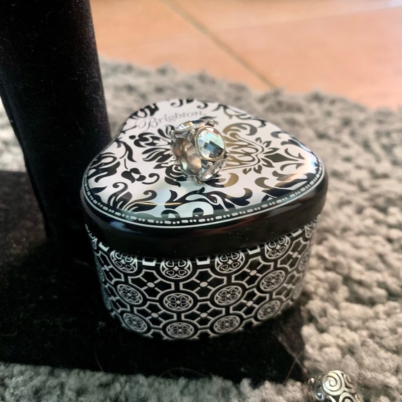 Brighton charm big round clear and silver beads nwot - Picture 3 of 5